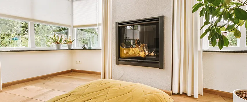 Residential Fireplace Ceramic Glass Installation in Port Washington, NY