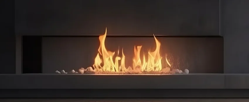 B-Vent Gas Fireplace Installation in Port Washington, NY