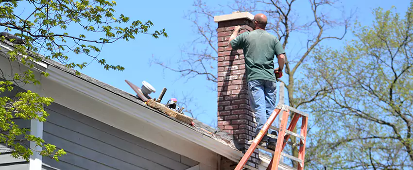 Vinyl and PVC Chimney Flashing Installation in Port Washington, NY